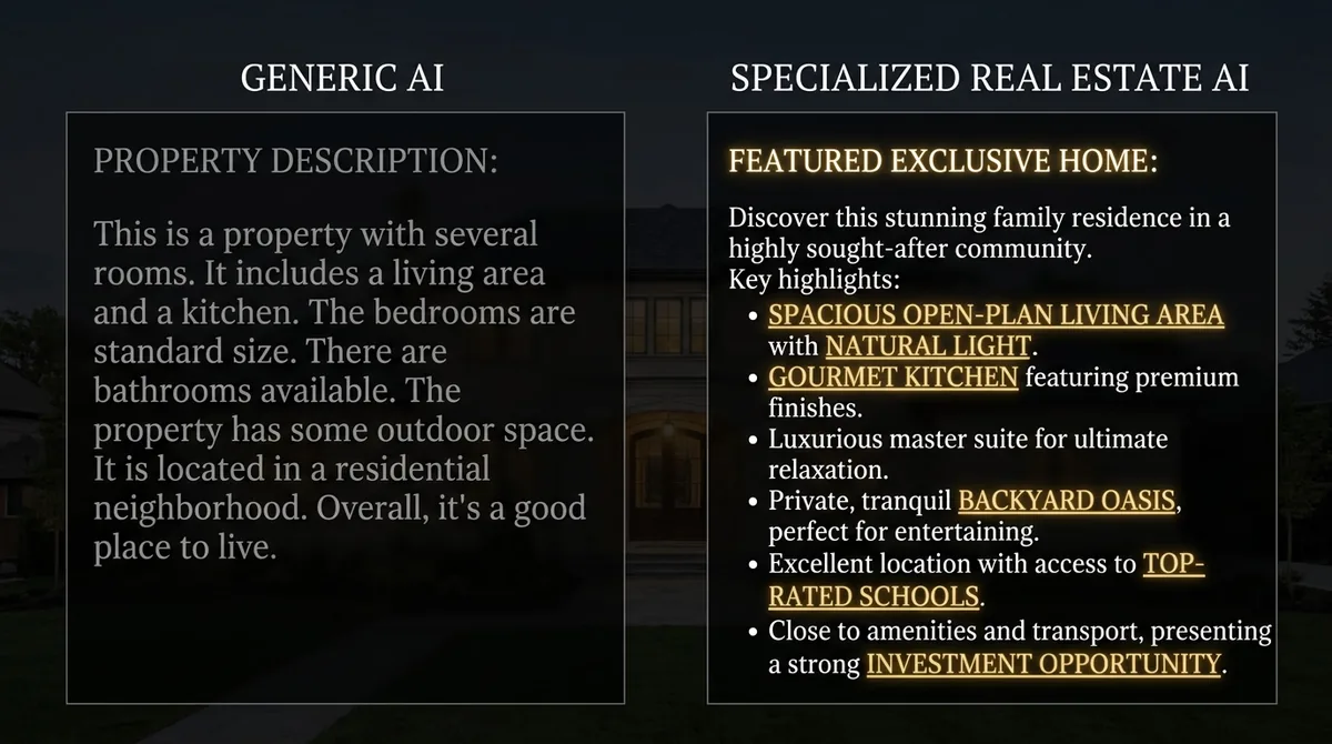 How to generate property descriptions with AI