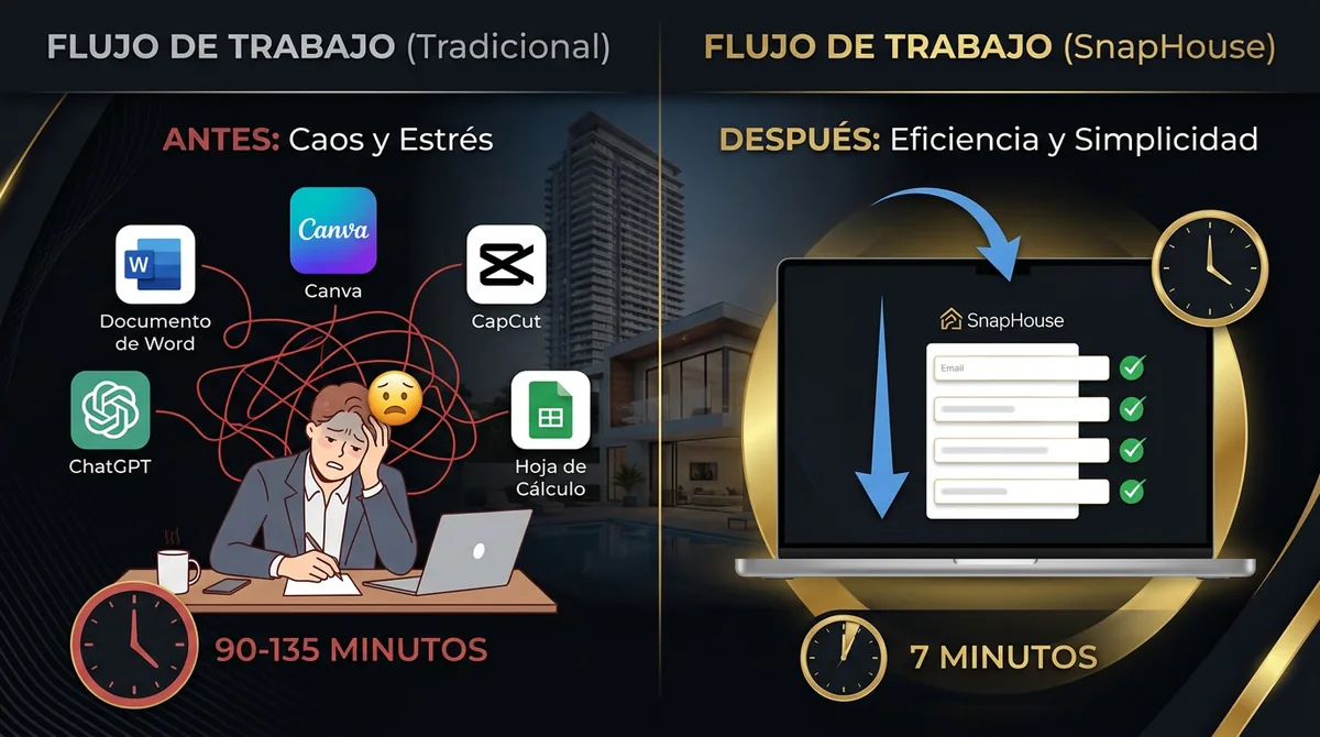 SnapHouse - Cómo ahorrar tiempo en marketing inmobiliario