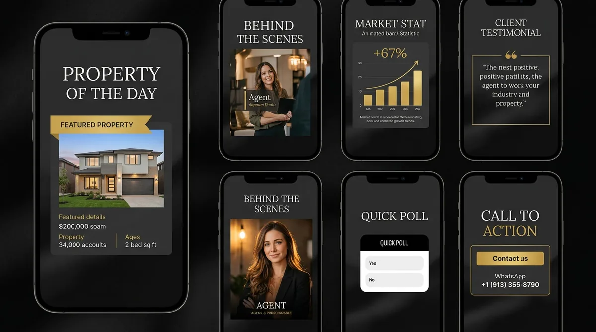 Stories for real estate agencies: 15 ideas that convert