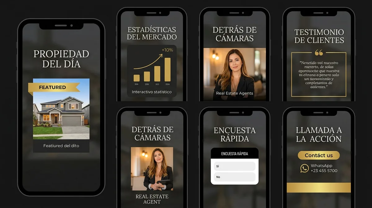 Stories para inmobiliarias: 15 ideas que convierten